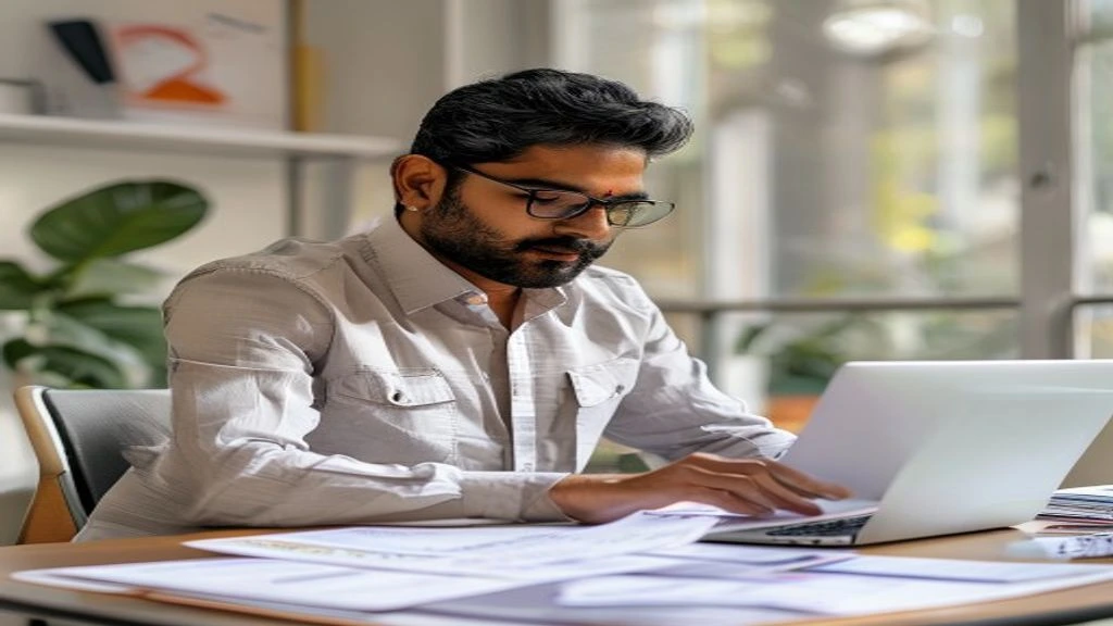 Filing an income tax return on ClearTax in 2026 on a laptop
