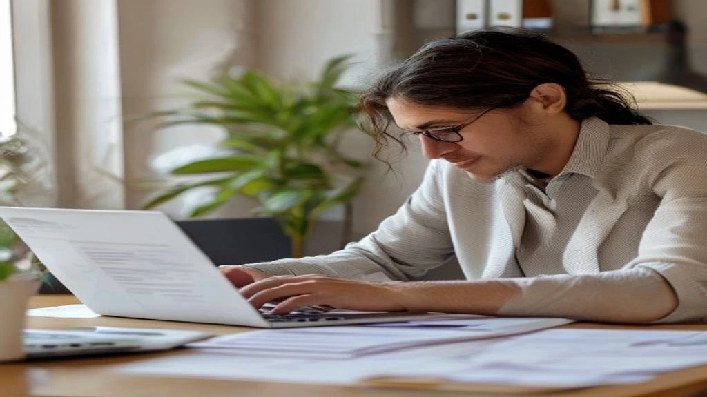 A tax expert preparing and filing a client's return